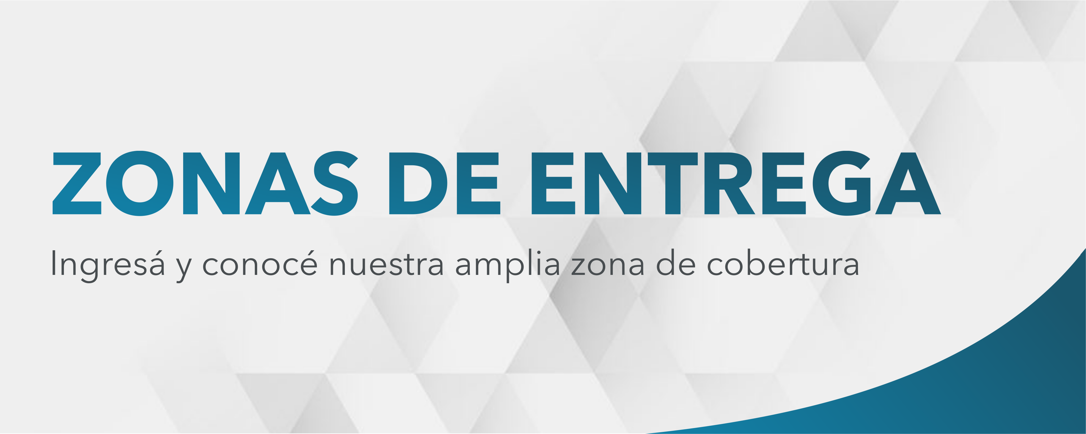 Zonas de entrega